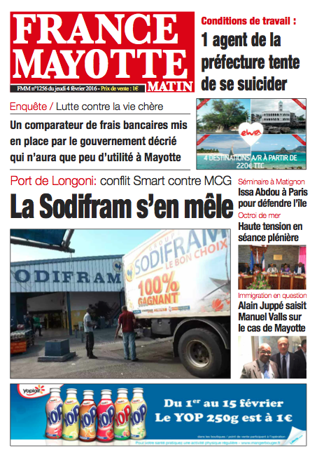 France Mayotte Jeudi 4 février 2016