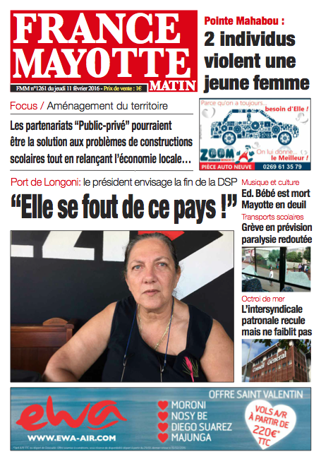 France Mayotte Jeudi 11 février 2016