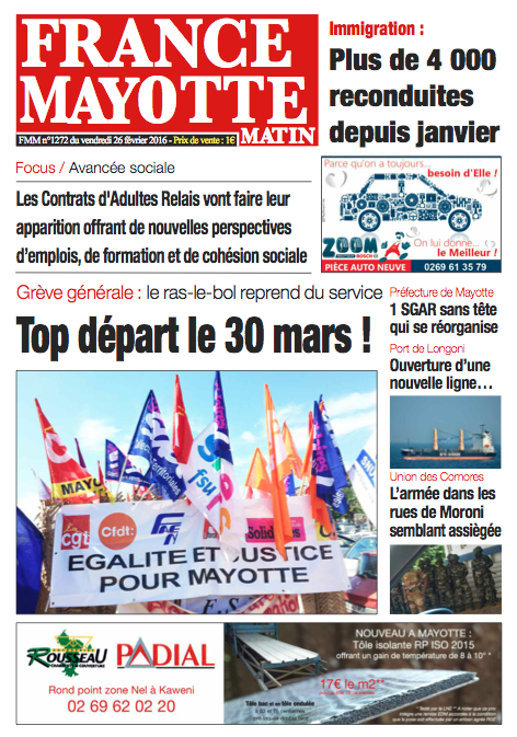 France Mayotte Vendredi 26 février 2016