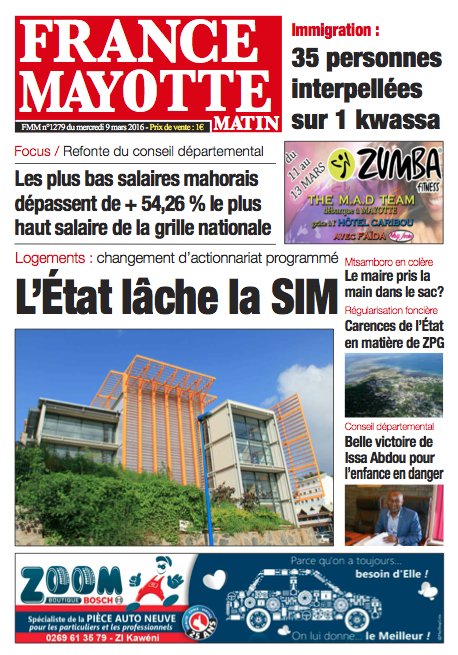 France Mayotte Mercredi 9 mars 2016