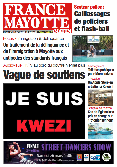 France Mayotte Vendredi 18 mars 2016