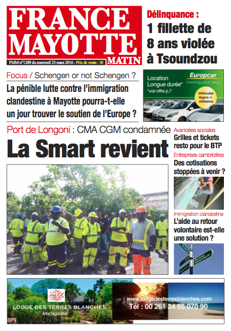 France Mayotte Mercredi 23 mars 2016