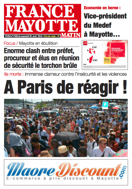 France Mayotte Mercredi 20 avril 2016
