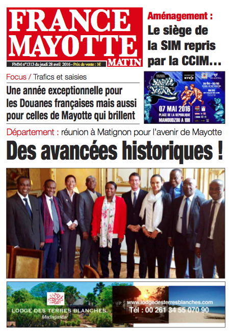 France Mayotte Jeudi 28 avril 2016