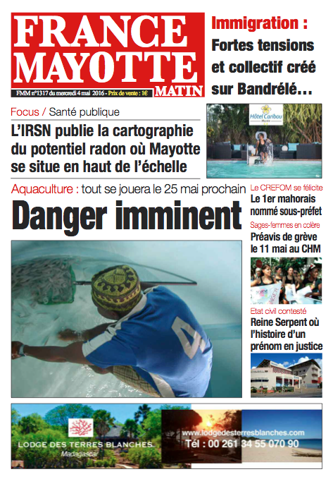 France Mayotte Mercredi 4 mai 2016
