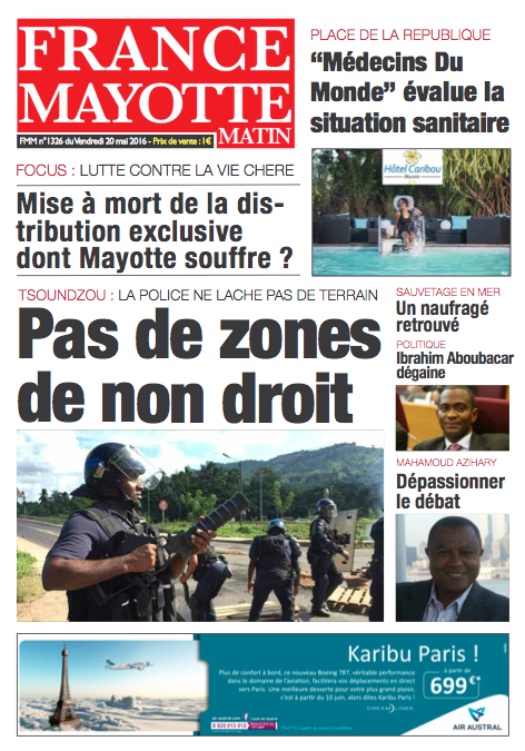 France Mayotte Vendredi 20 mai 2016