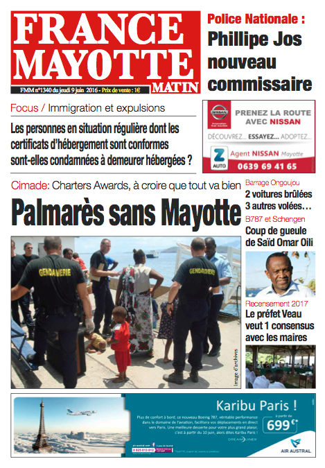 France Mayotte Jeudi 9 juin 2016