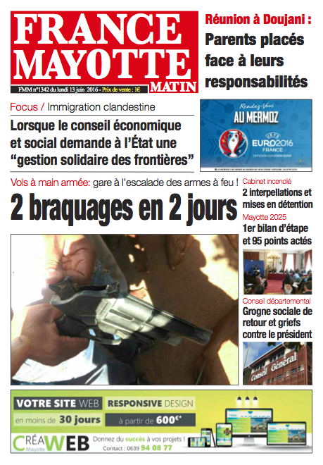 France Mayotte Lundi 13 juin 2016