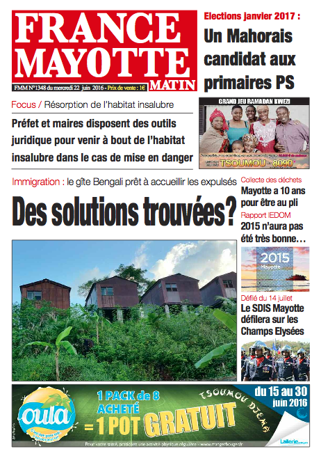 France Mayotte Mercredi 22 juin 2016