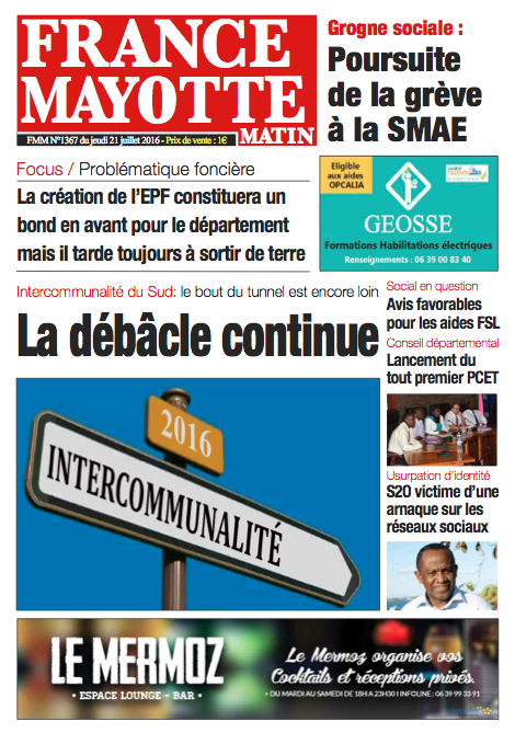 France Mayotte Jeudi 21 juillet 2016