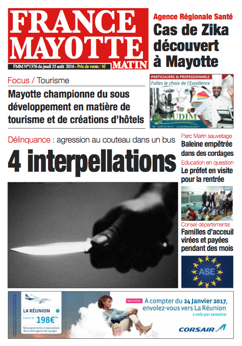 France Mayotte Jeudi 25 août 2016