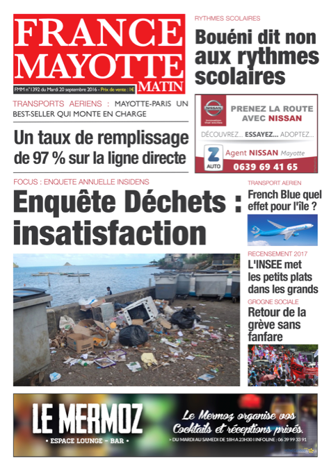 France Mayotte Mardi 20 septembre 2016