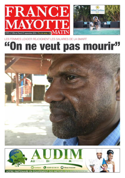 France Mayotte Mardi 27 septembre 2016