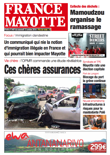 France Mayotte Mercredi 12 octobre 2016