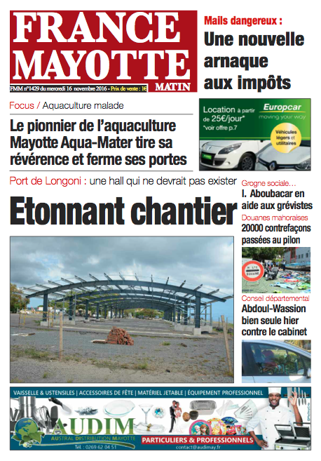 France Mayotte Mercredi 16 novembre 2016