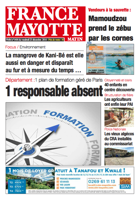 France Mayotte Vendredi 23 décembre 2016