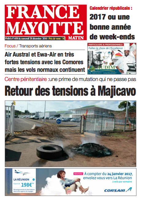 France Mayotte Mercredi 28 décembre 2016
