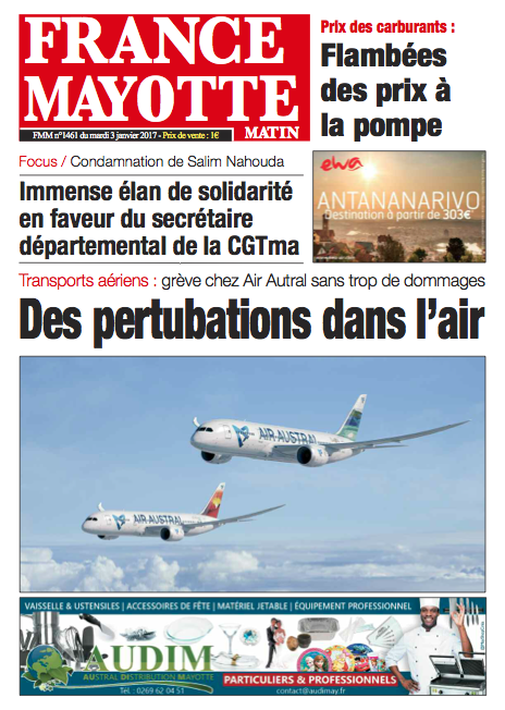 France Mayotte Mardi 3 janvier 2017