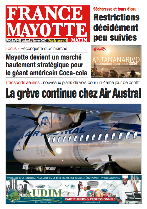 France Mayotte Jeudi 5 janvier 2017