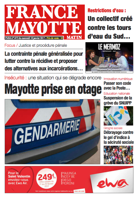 France Mayotte Mercredi 18 janvier 2017