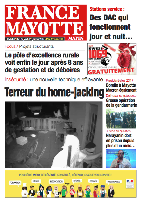 France Mayotte Jeudi 19 janvier 2017
