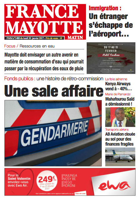France Mayotte Lundi 30 janvier 2017