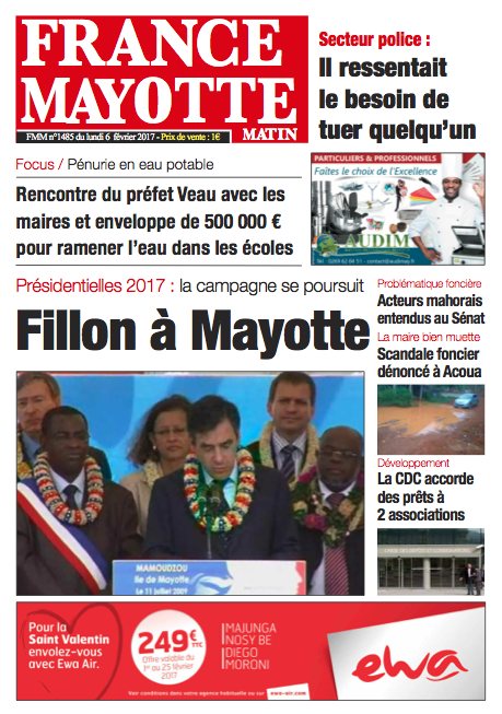France Mayotte Lundi 6 février 2017