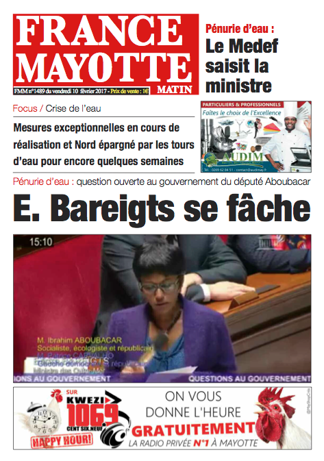 France Mayotte Vendredi 10 février 2017