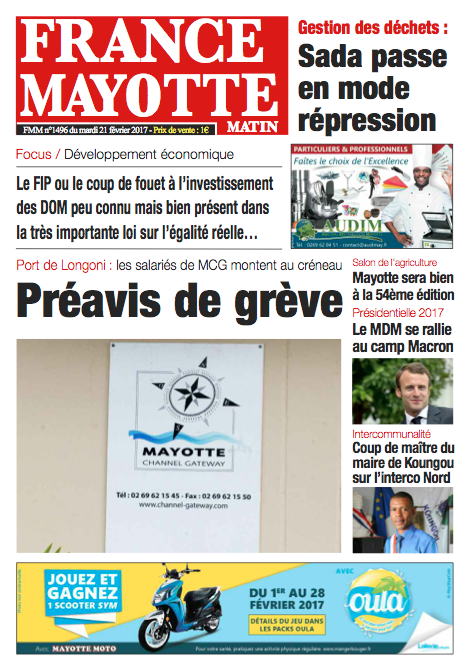 France Mayotte Mardi 21 février 2017
