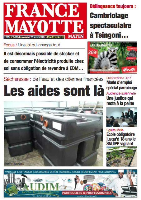 France Mayotte Mercredi 22 février 2017