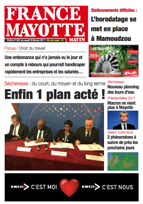 France Mayotte Mardi 28 février 2017