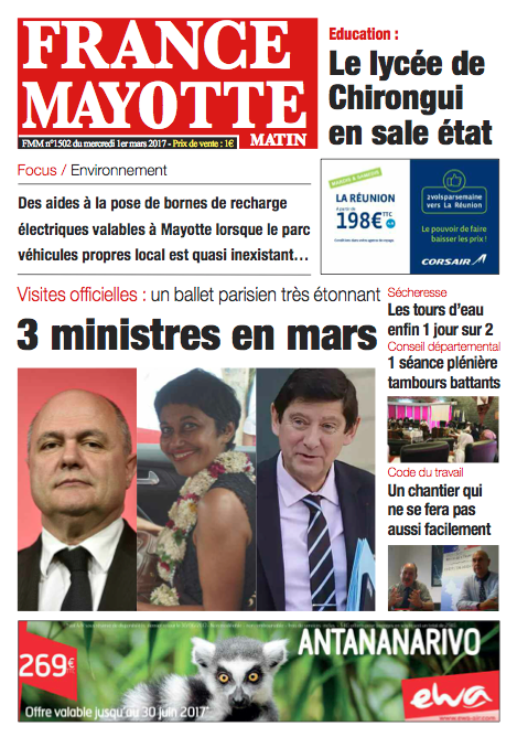 France Mayotte Mercredi 1er mars 2017