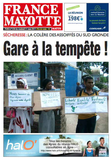 France Mayotte Vendredi 31 mars 2017