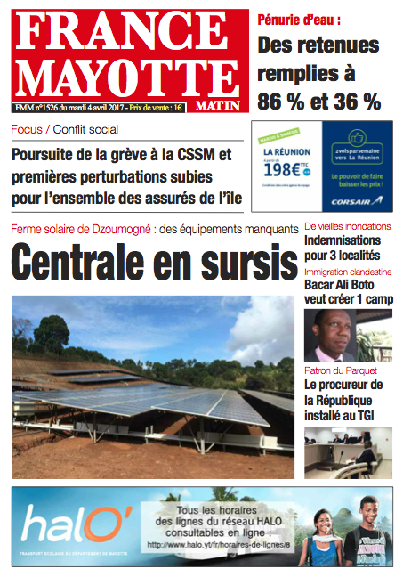 France Mayotte Mardi 4 avril 2017