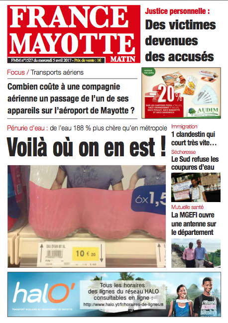 France Mayotte Mercredi 5 avril 2017
