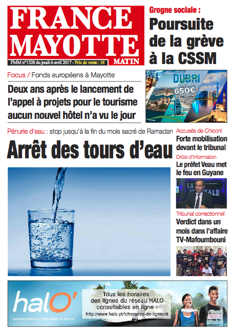 France Mayotte Jeudi 6 avril 2017