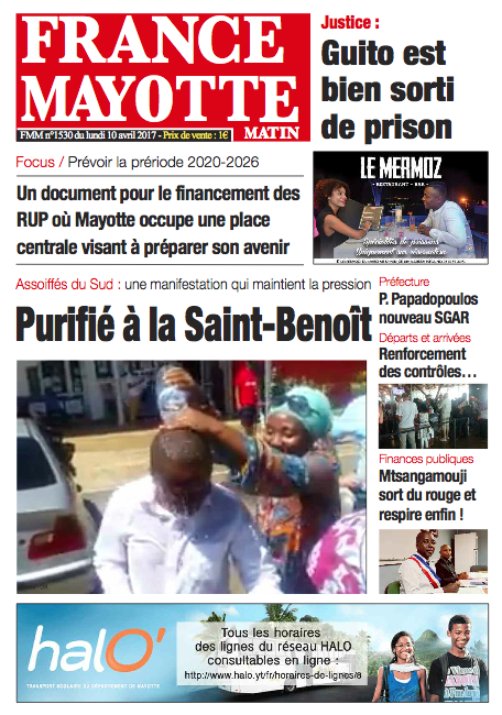 France Mayotte Lundi 10 avril 2017