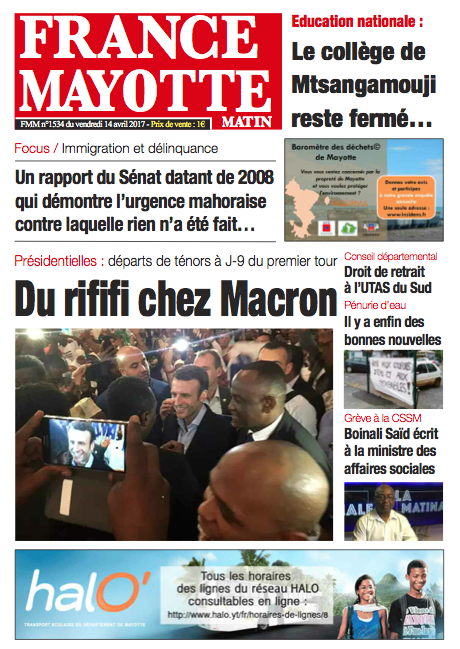 France Mayotte Vendredi 14 avril 2017