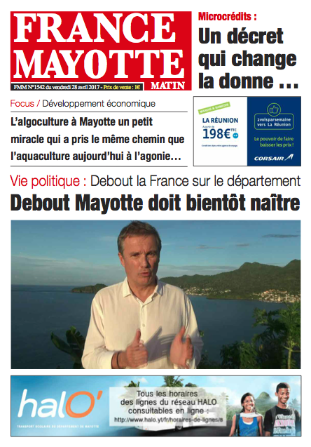 France Mayotte Vendredi 28 avril 2017