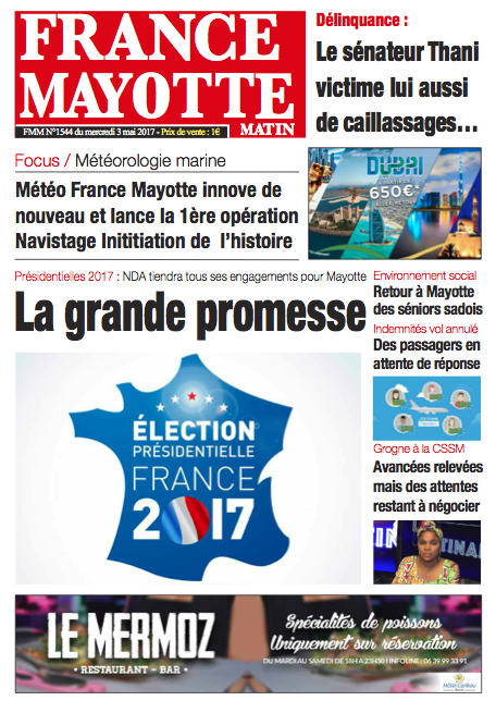 France Mayotte Mercredi 3 mai 2017