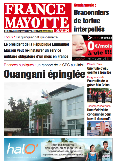 France Mayotte Jeudi 11 mai 2017