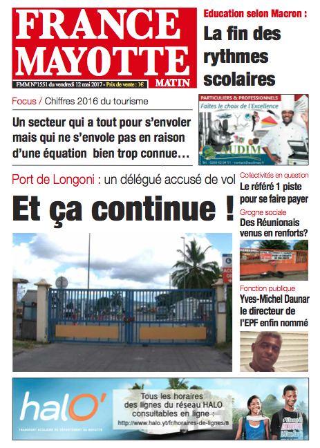 France Mayotte Vendredi 12 mai 2017