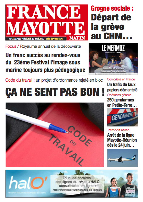 France Mayotte Lundi 22 mai 2017