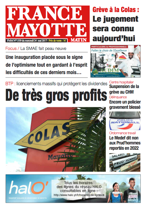 France Mayotte Mercredi 24 mai 2017
