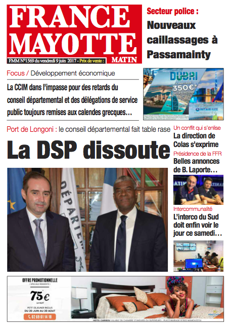 France Mayotte Vendredi 9 juin 2017