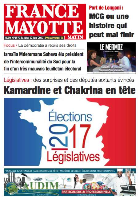 France Mayotte Lundi 12 juin 2017