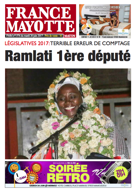 France Mayotte Mardi 20 juin 2017