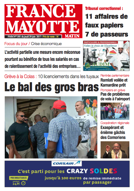 France Mayotte Jeudi 29 juin 2017