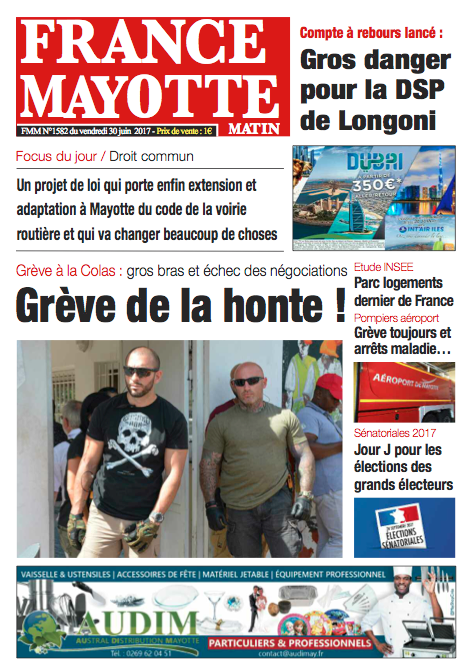 France Mayotte Vendredi 30 juin 2017