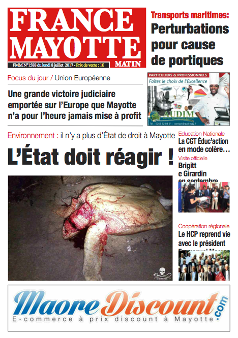 France Mayotte Lundi 10 juillet 2017